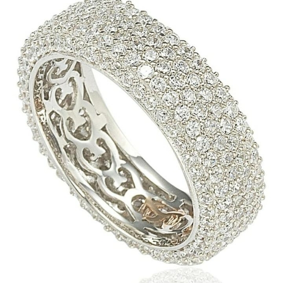 Suzy Levian size 9 Eternity Band - Picture 6 of 9